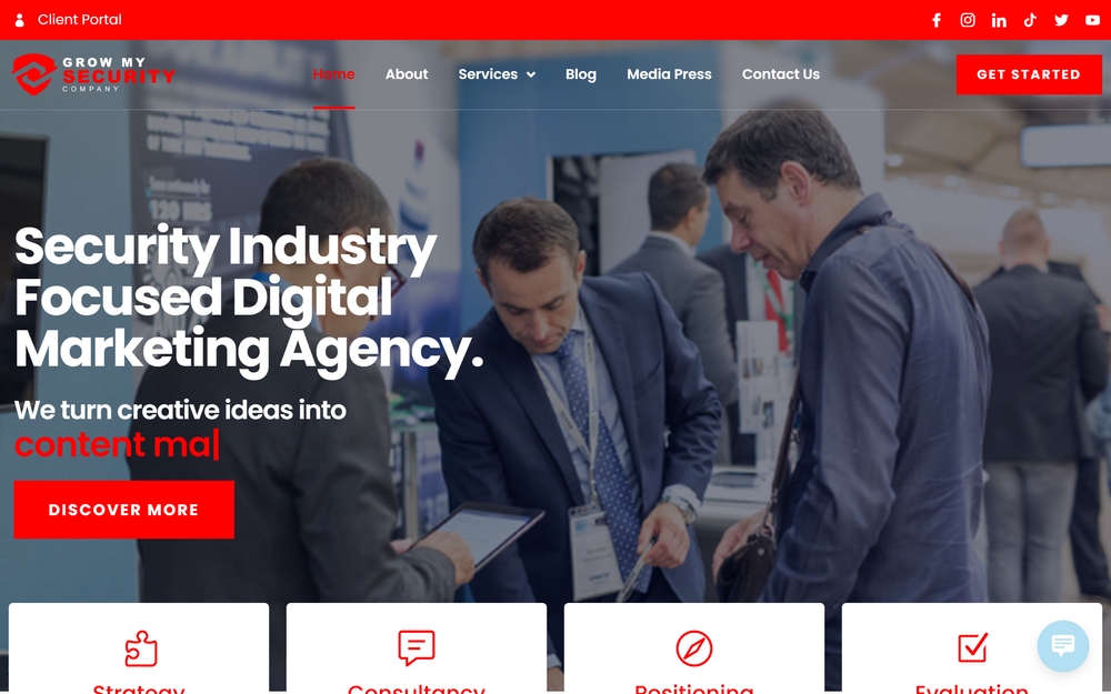 img of B2B Digital Marketing Agency - Grow My Security Company